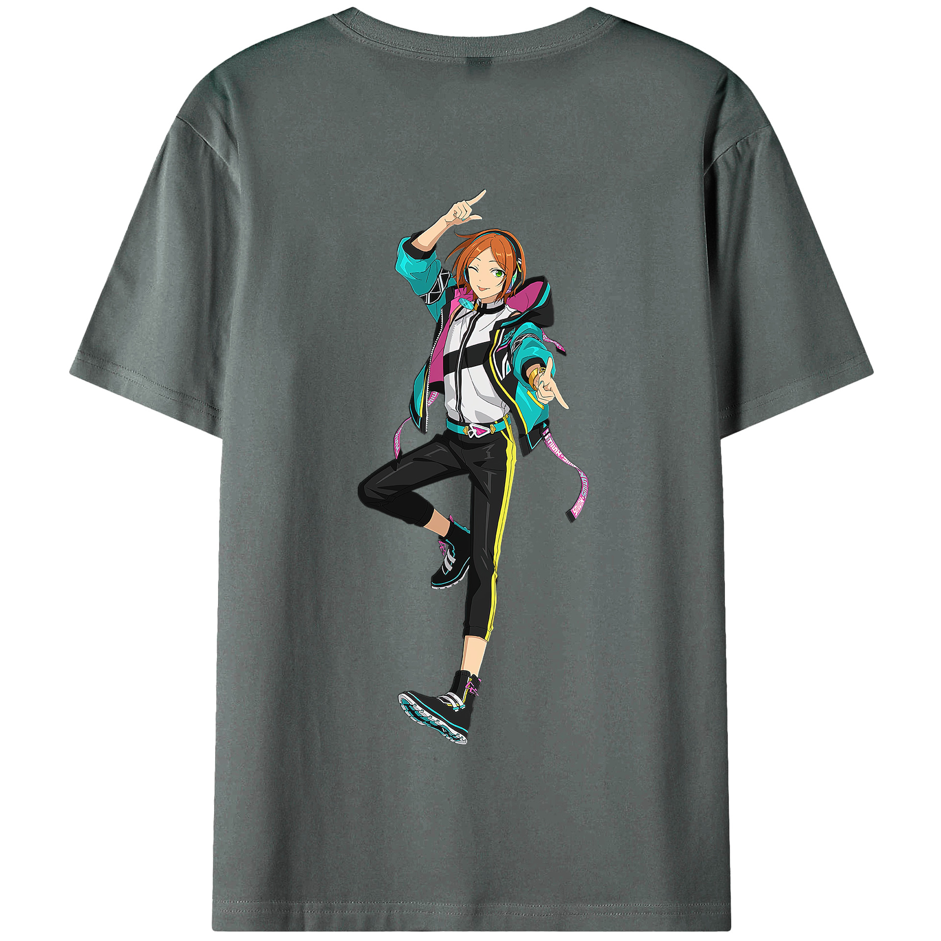 （画像用） あんさんぶるスターズ! Ensemble Stars 綿100％半袖Tシャツ（背面プリント）